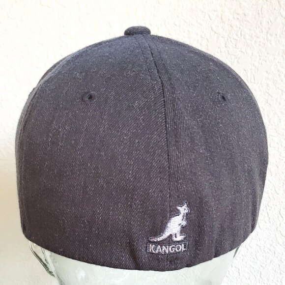 Kangol baseball cap with argyle pattern size S/M Flexfit Check logo Hat - Picture 7 of 13